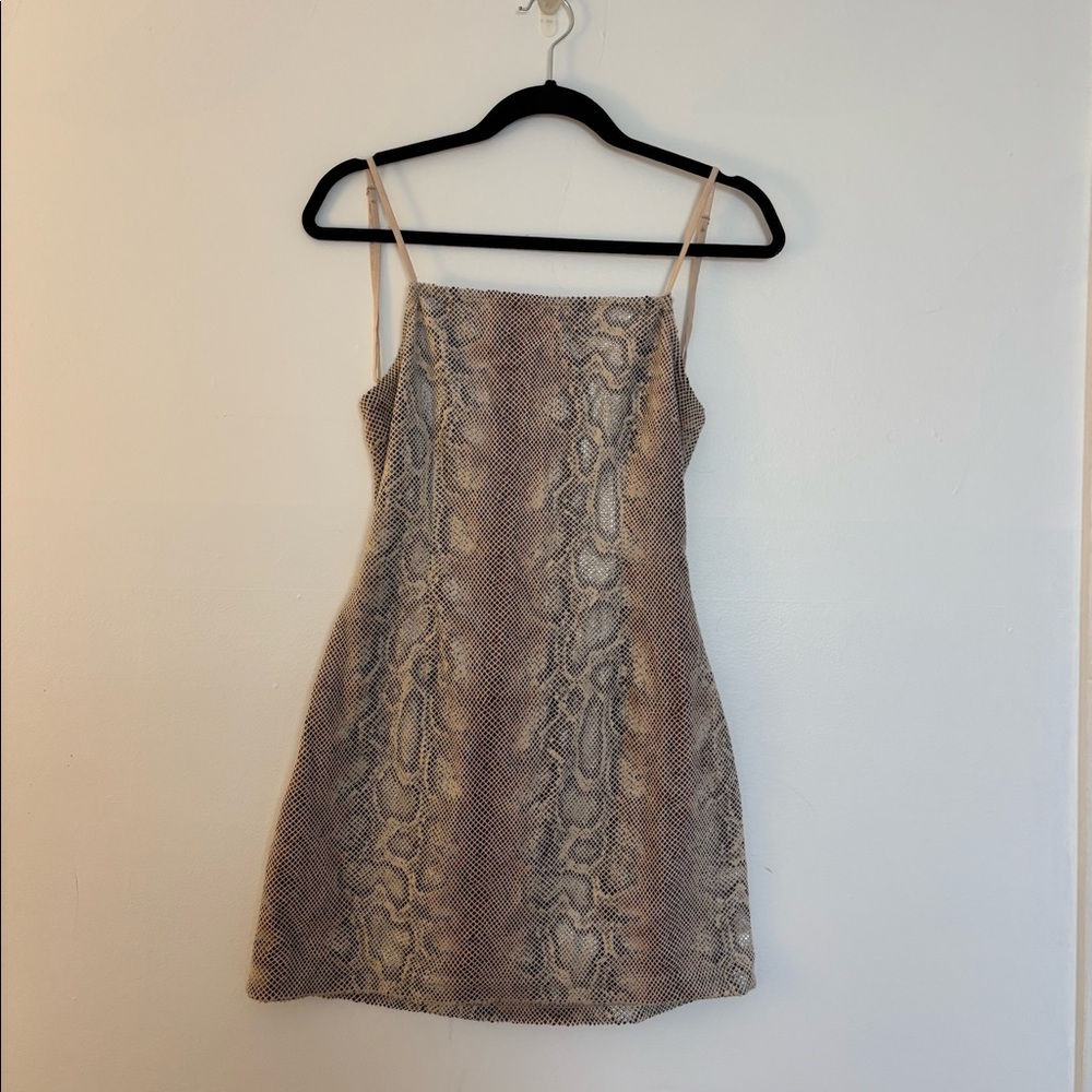 NWT UO Snakeskin Dress